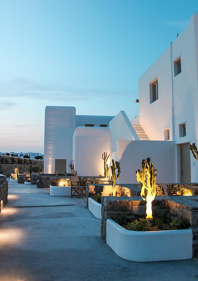 Mykonos Cactus Hotel Ornos  Bagian luar foto
