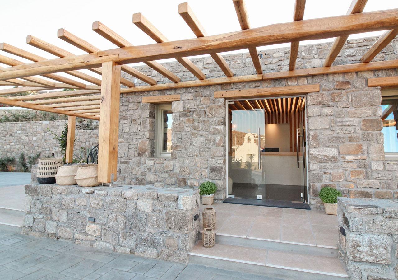 Mykonos Cactus Hotel Ornos  Bagian luar foto