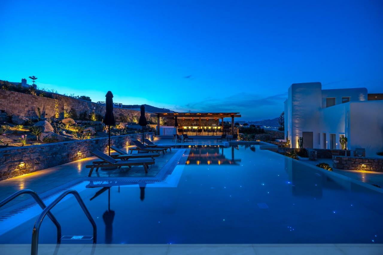 Mykonos Cactus Hotel Ornos  Bagian luar foto