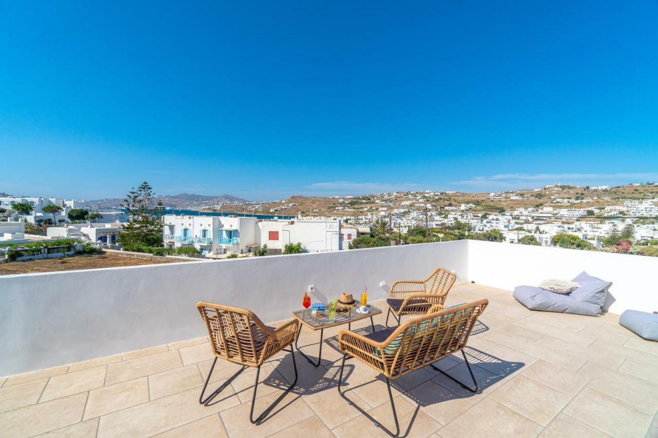 Mykonos Cactus Hotel Ornos  Bagian luar foto