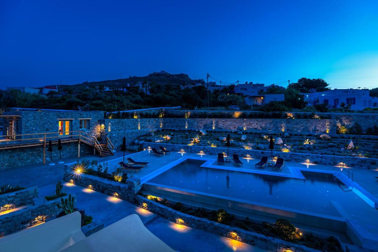 Mykonos Cactus Hotel Ornos  Bagian luar foto