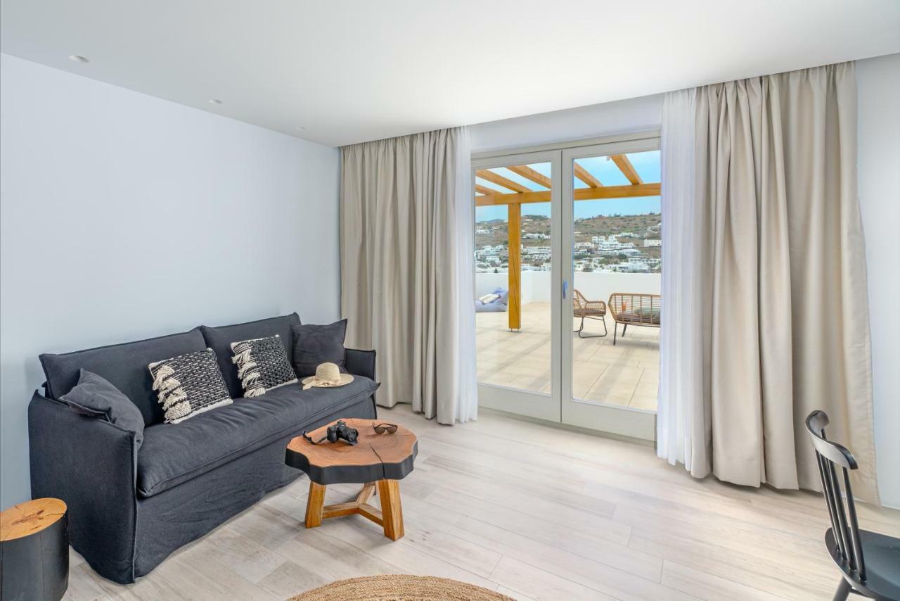 Mykonos Cactus Hotel Ornos  Bagian luar foto