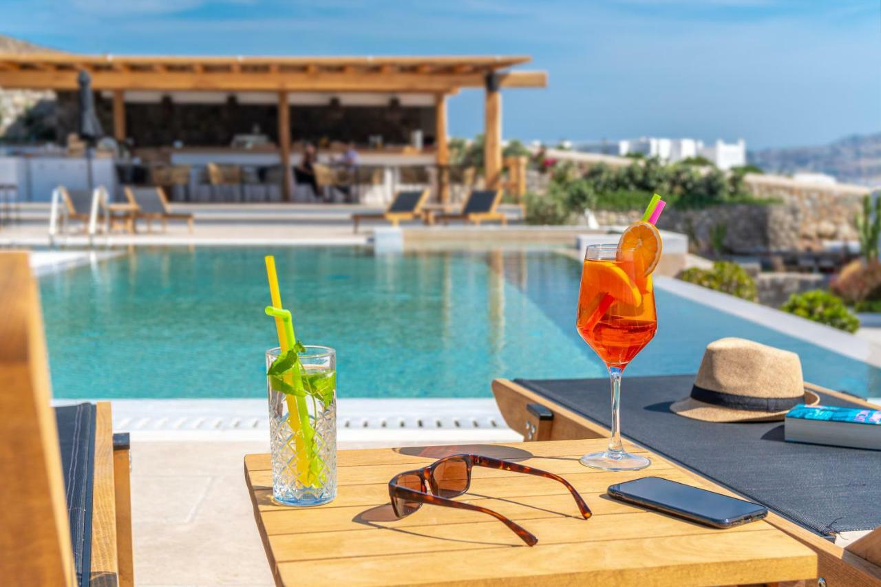 Mykonos Cactus Hotel Ornos  Bagian luar foto