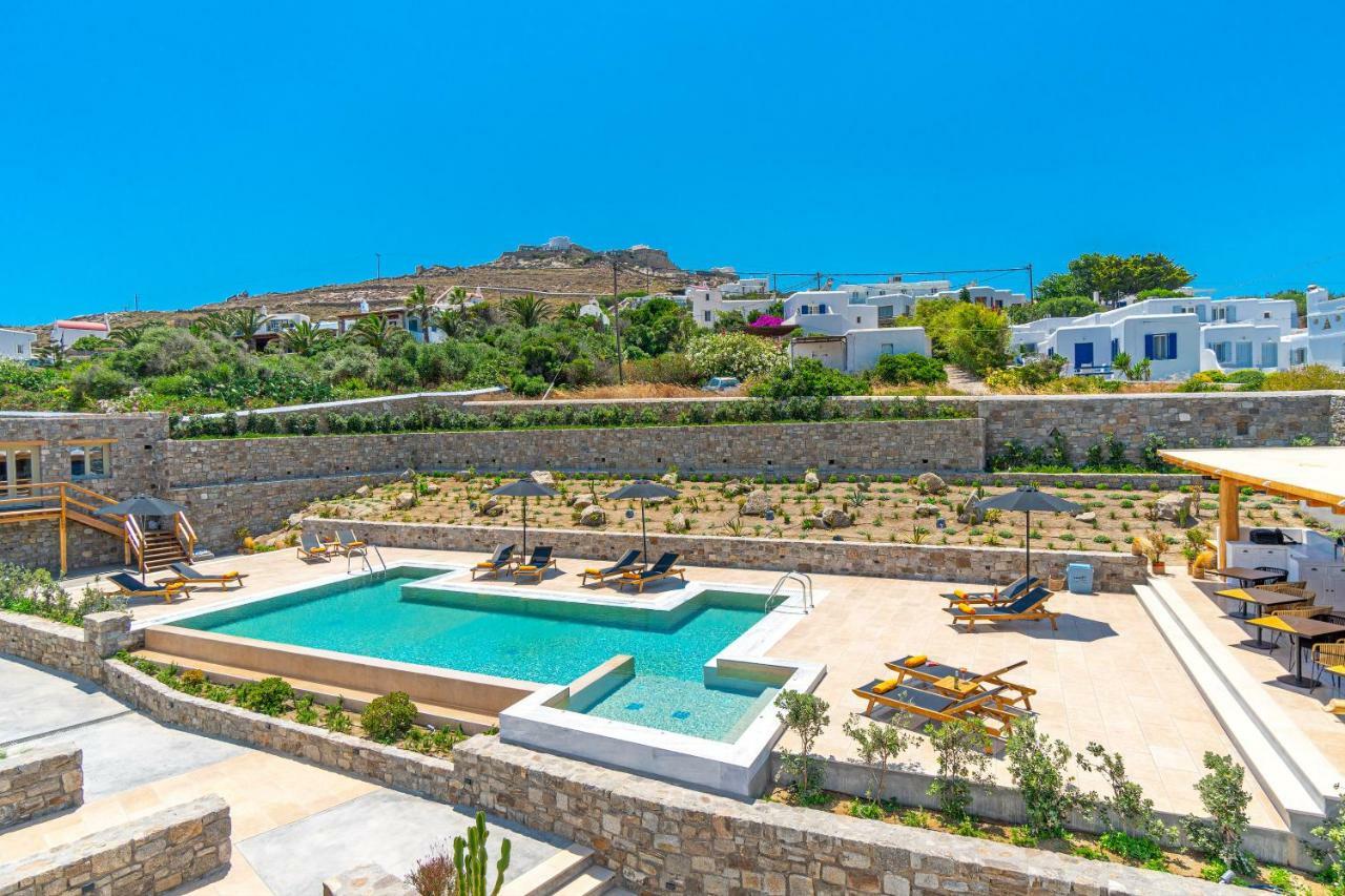 Mykonos Cactus Hotel Ornos  Bagian luar foto