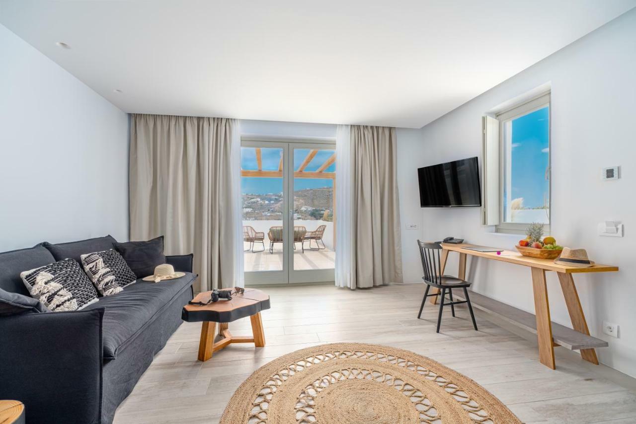 Mykonos Cactus Hotel Ornos  Bagian luar foto