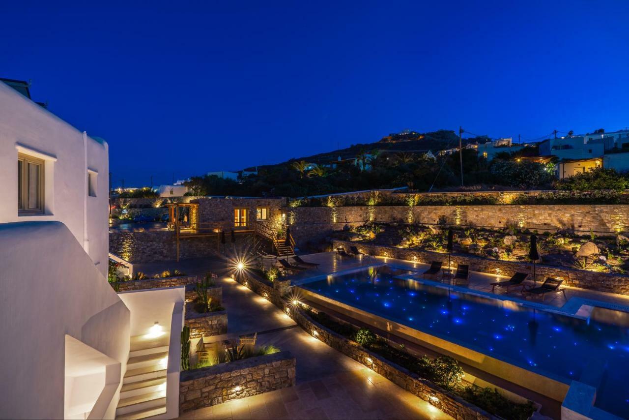 Mykonos Cactus Hotel Ornos  Bagian luar foto